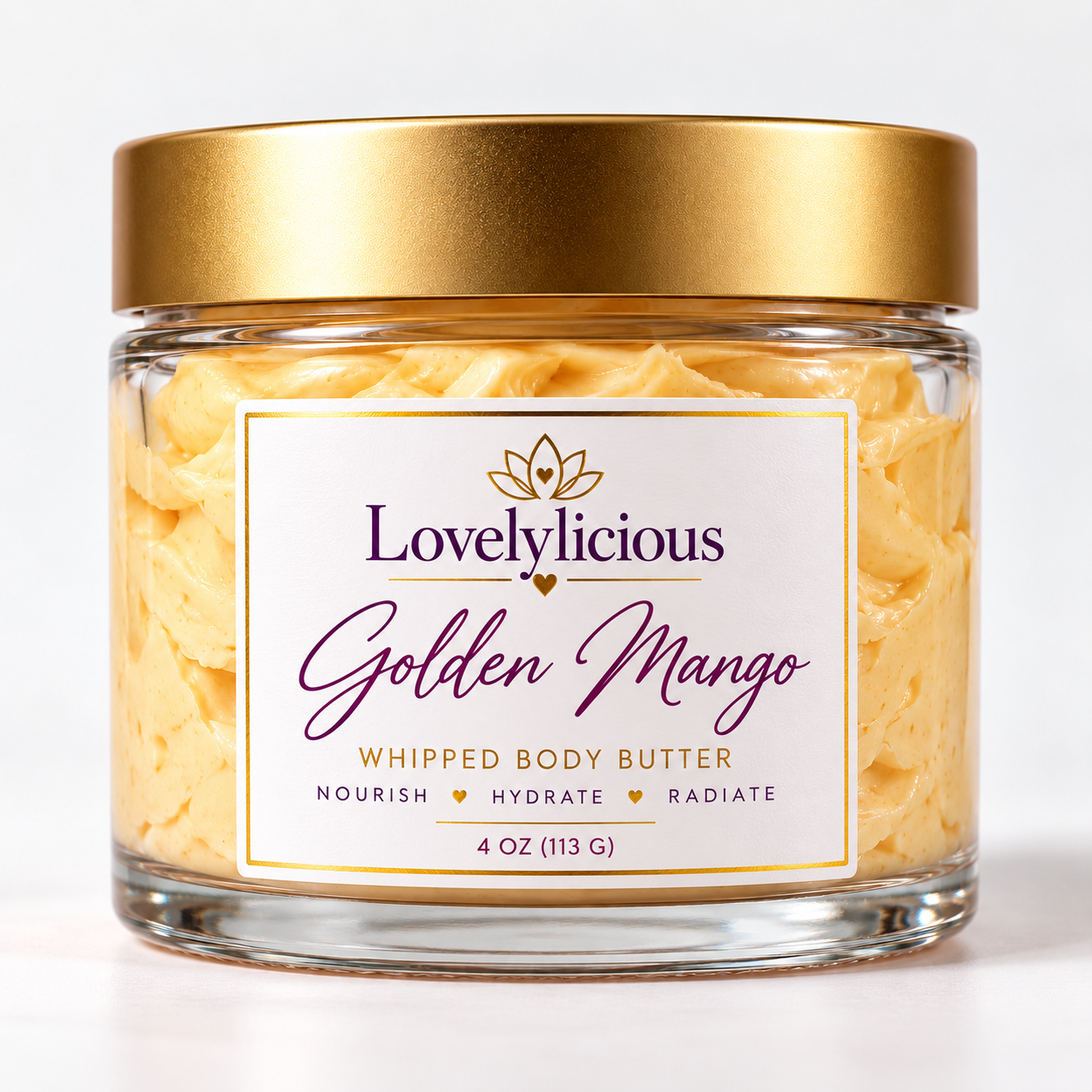 Golden Mango whipped body butter