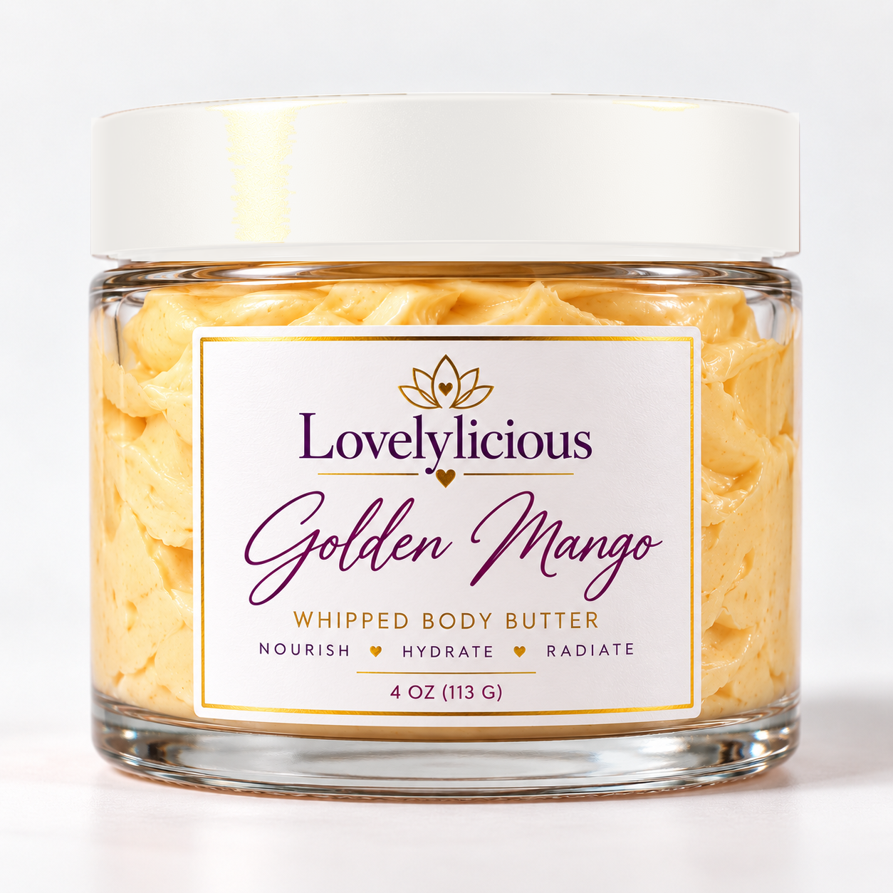Golden Mango whipped body butter